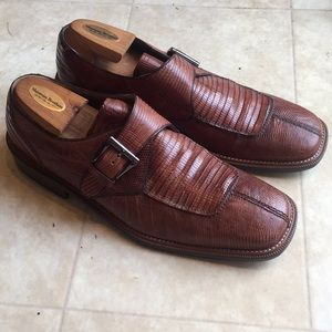 JULIO BLANCO Genuine Lizard Skin Men's Shoes Sz12